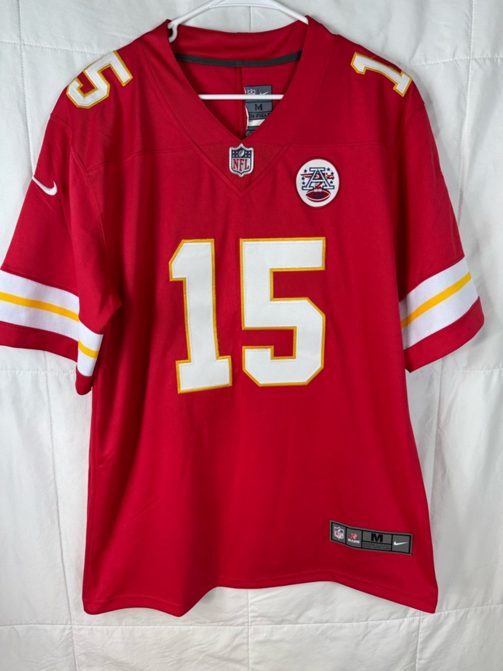 Nike Chiefs Mahomes #15 Jersey Mens Medium Red‎ NFL On Field